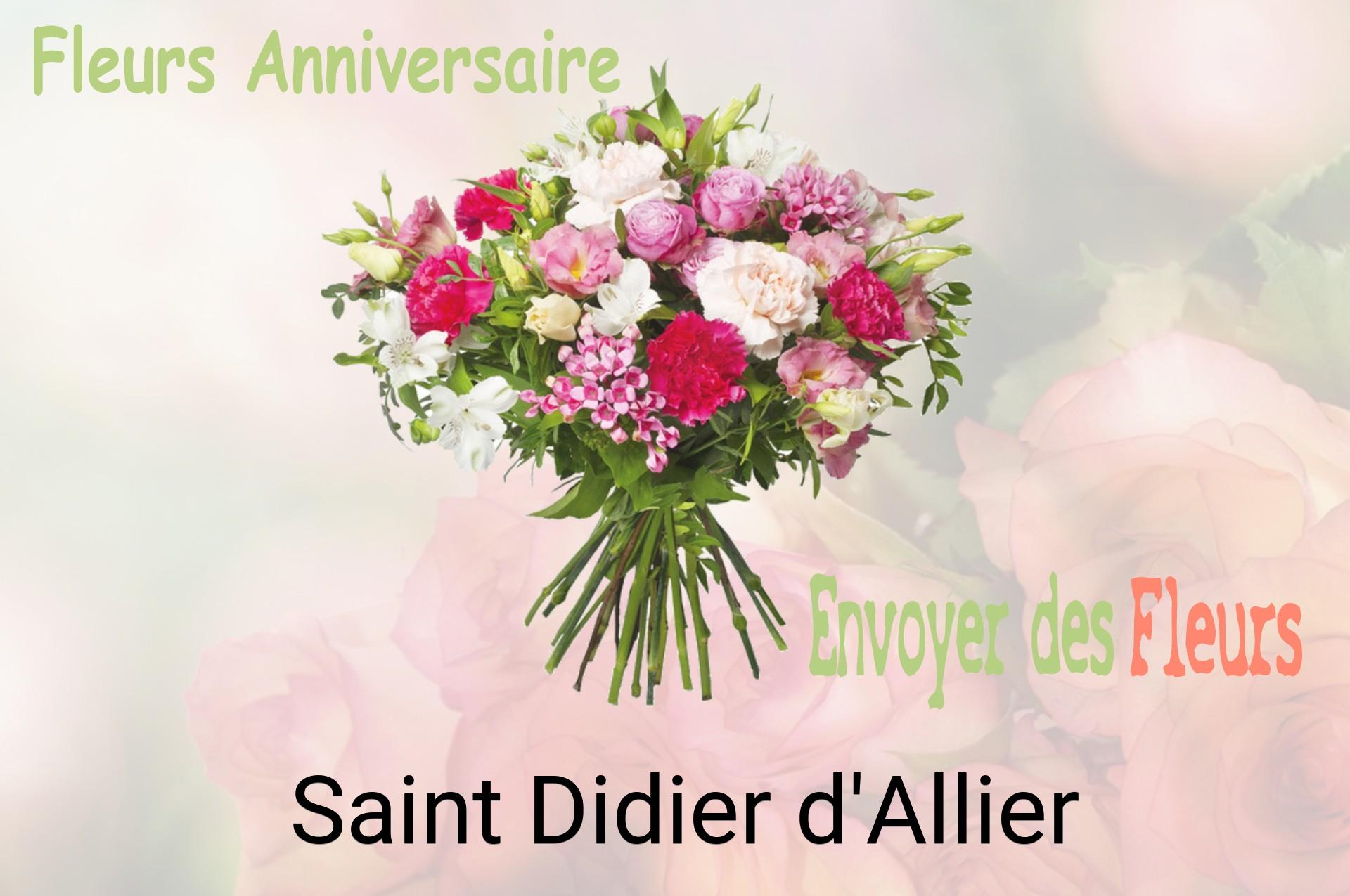 Bouquet de fleurs d’anniversaire livré à Saint-Didier-d'Allier