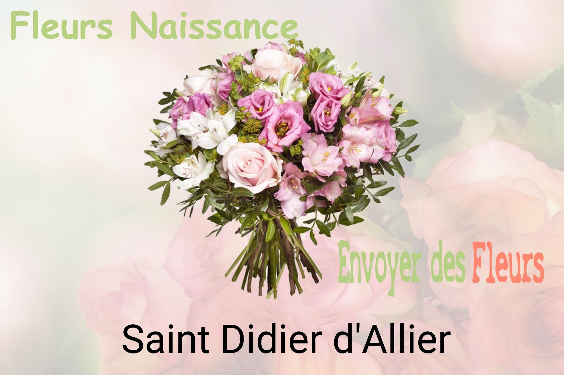 Bouquet de fleurs de naissance livré à Saint-Didier-d'Allier